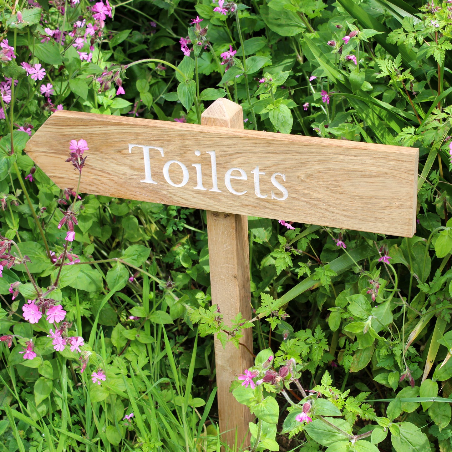 Country Lane Wooden Wedding Signage