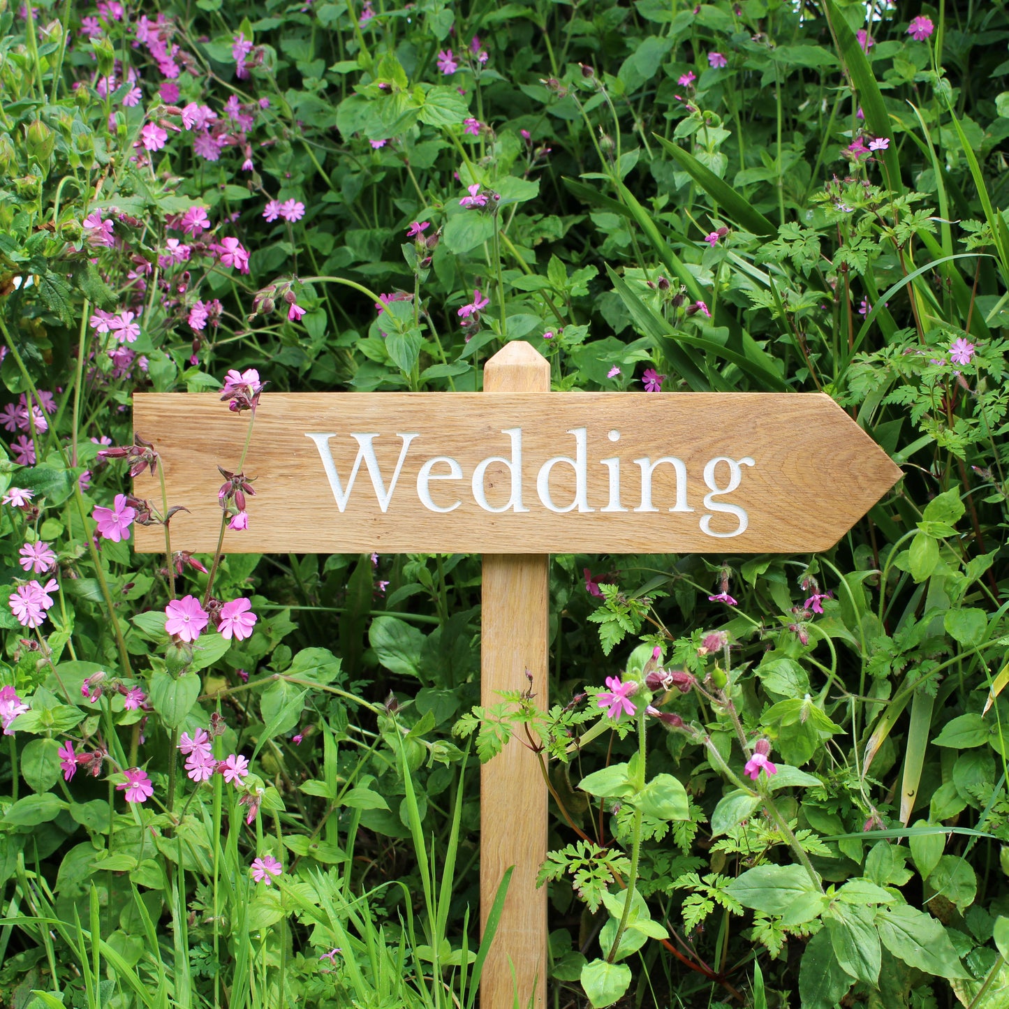 Country Lane Wooden Wedding Signage