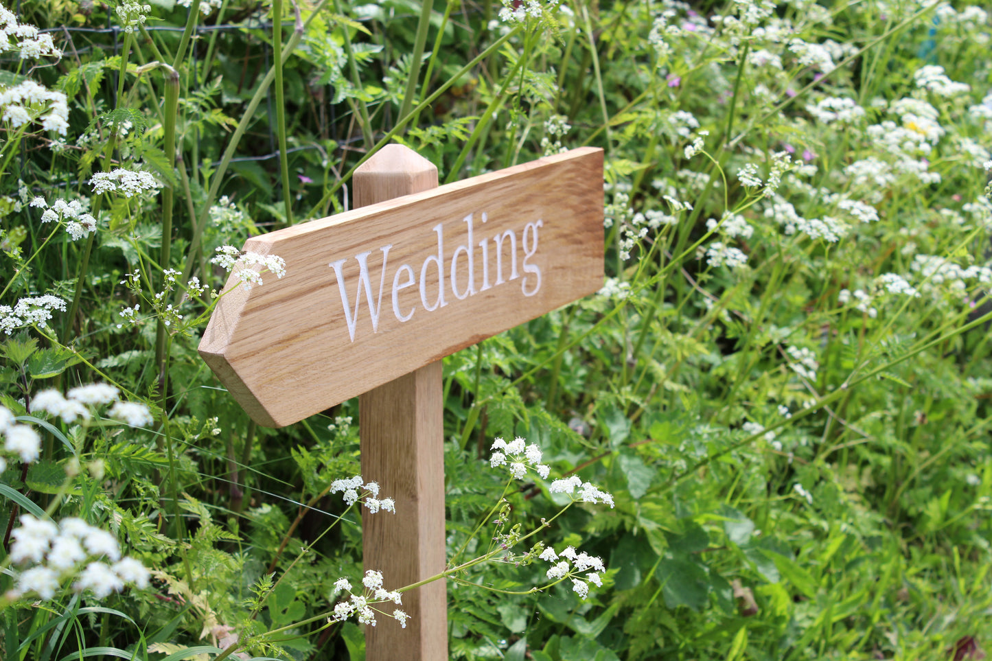 Country Lane Wooden Wedding Signage